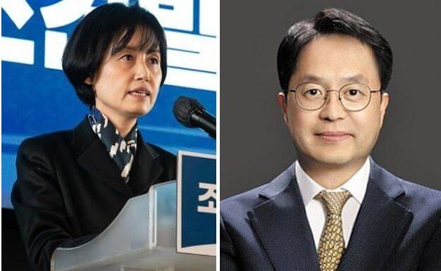 박은정 조국혁신당 비례대표 1번 후보와 배우자 이종근 변호사
